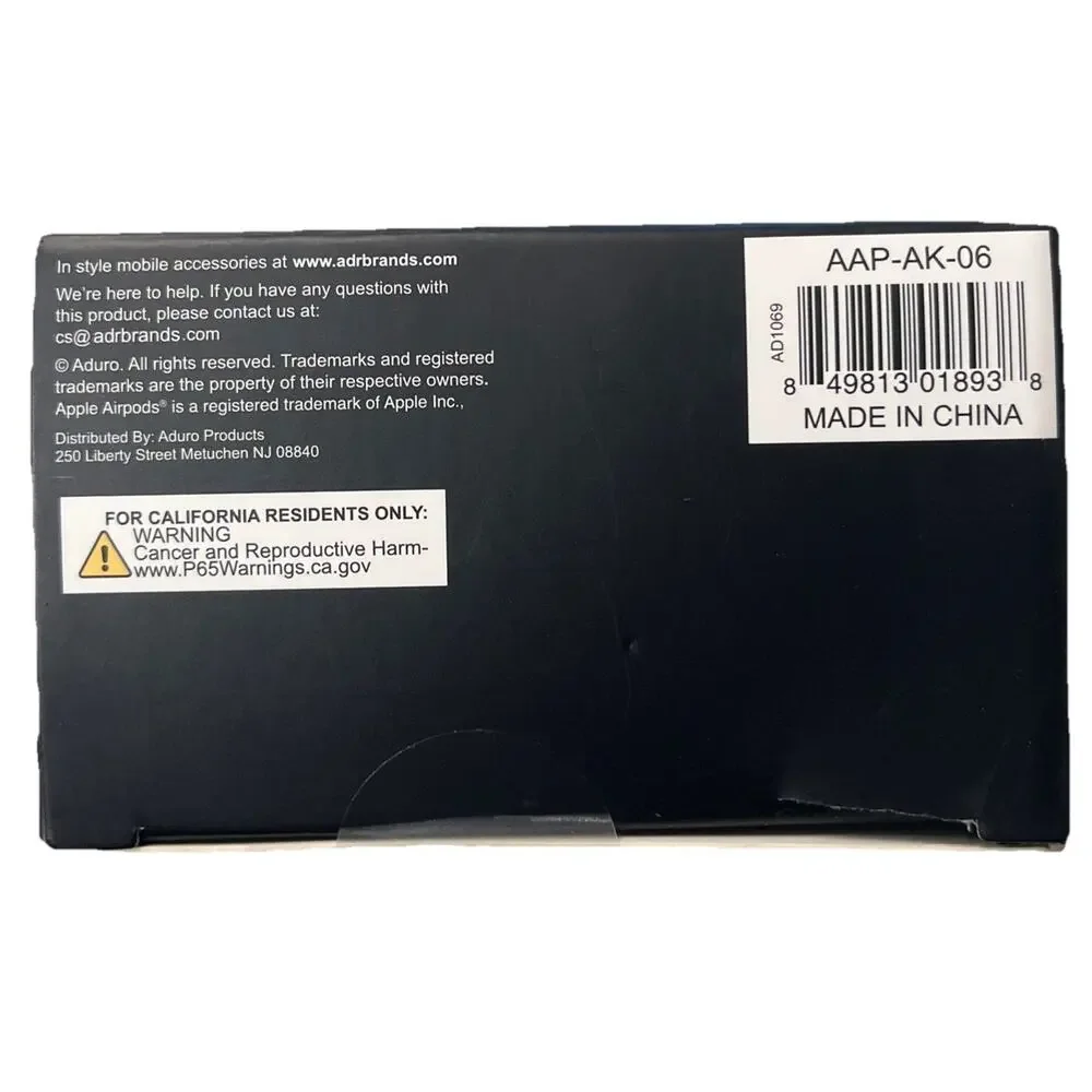 NEW Tech Theory 3 Piece Accessory Kit Apple Airpods 1 & 2 (not included) Cover